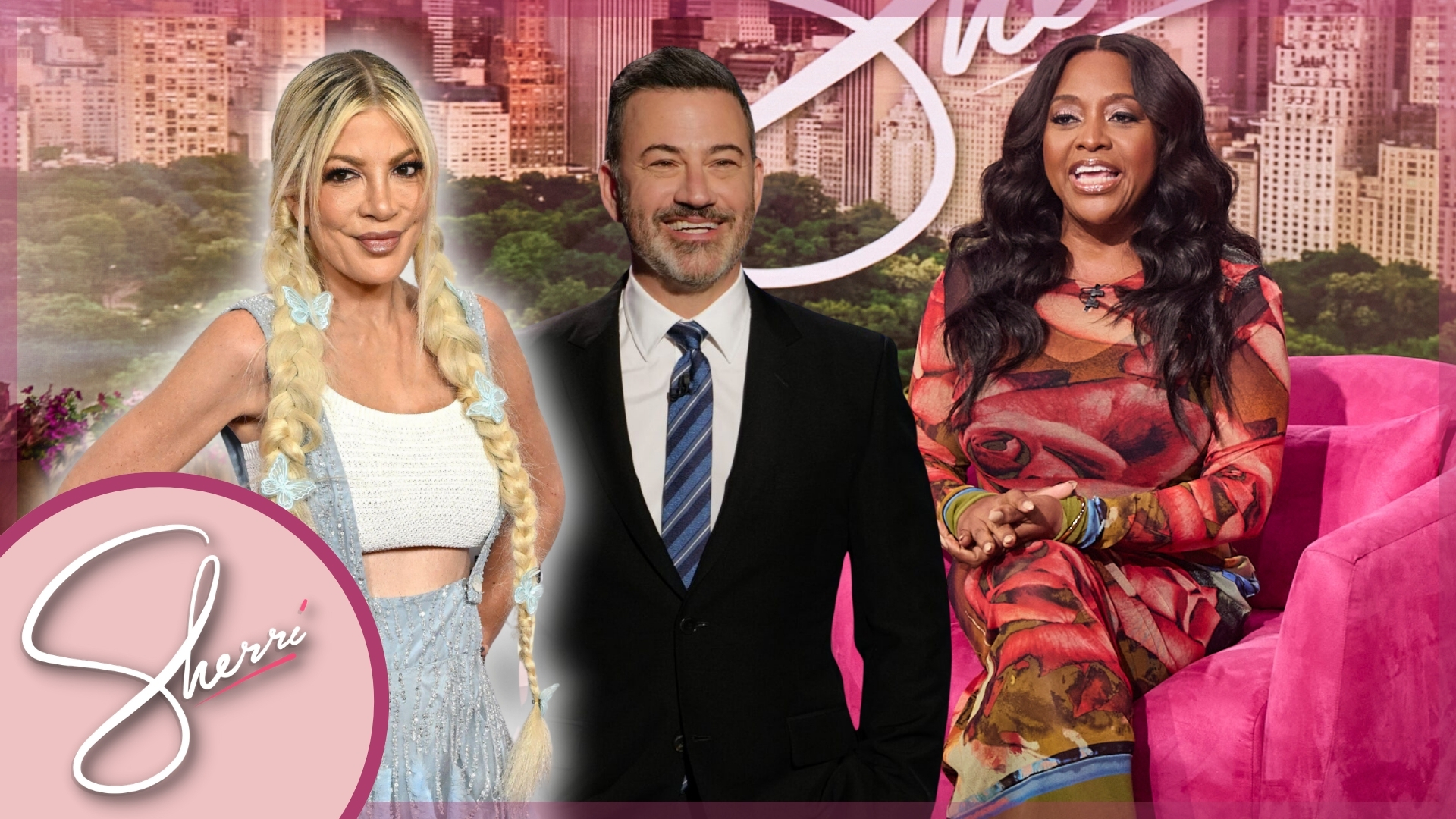 Jimmy Kimmel and Tori Spelling - Sherri Shepherd