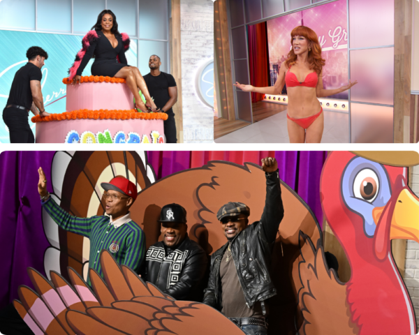 They made their entrance