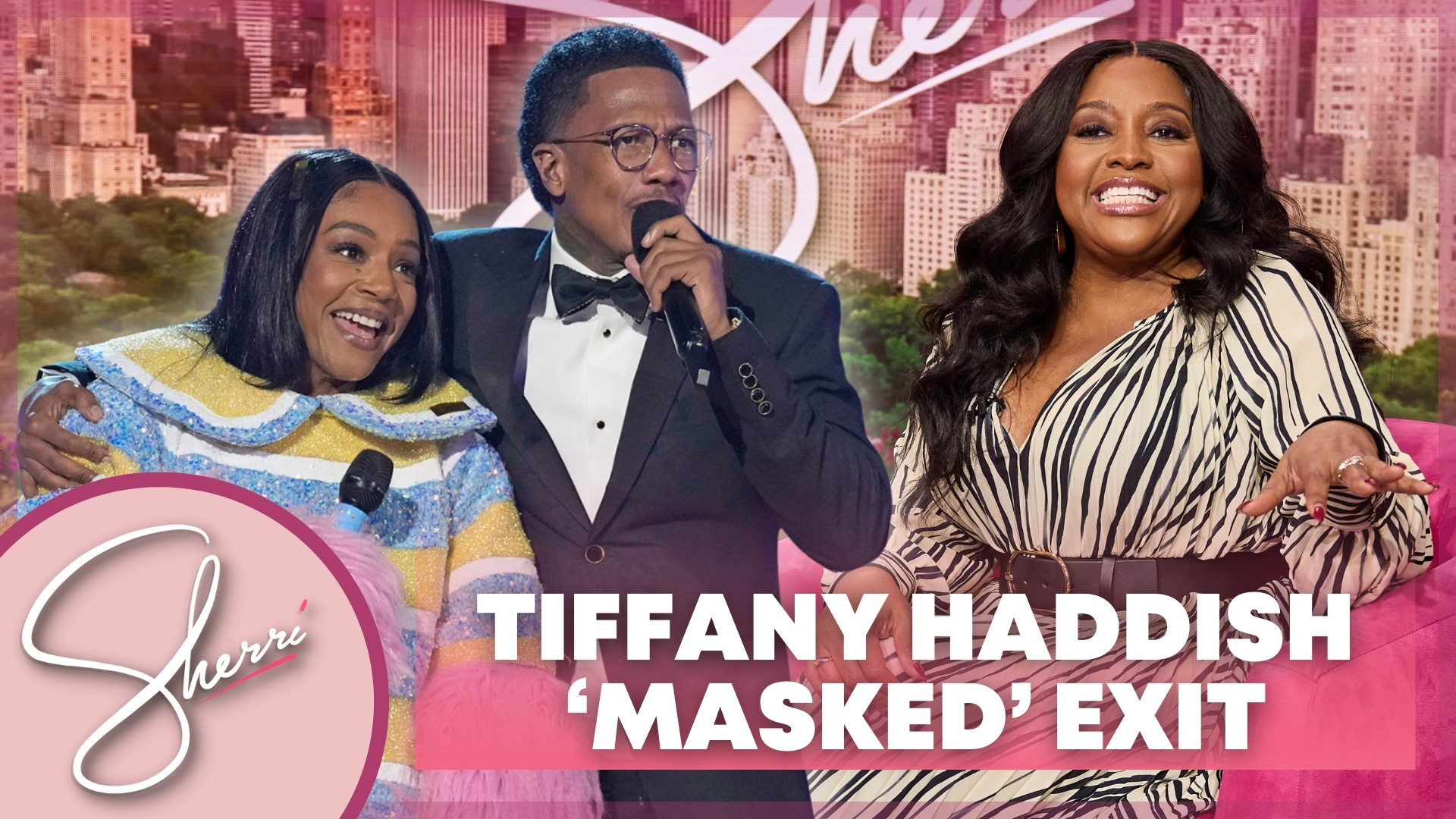 tiffany haddish, nick cannon & sherri