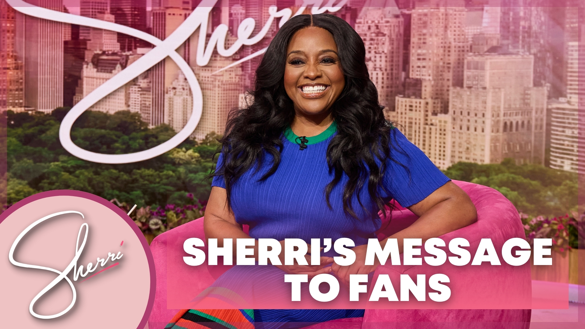 Sherri in blue dress