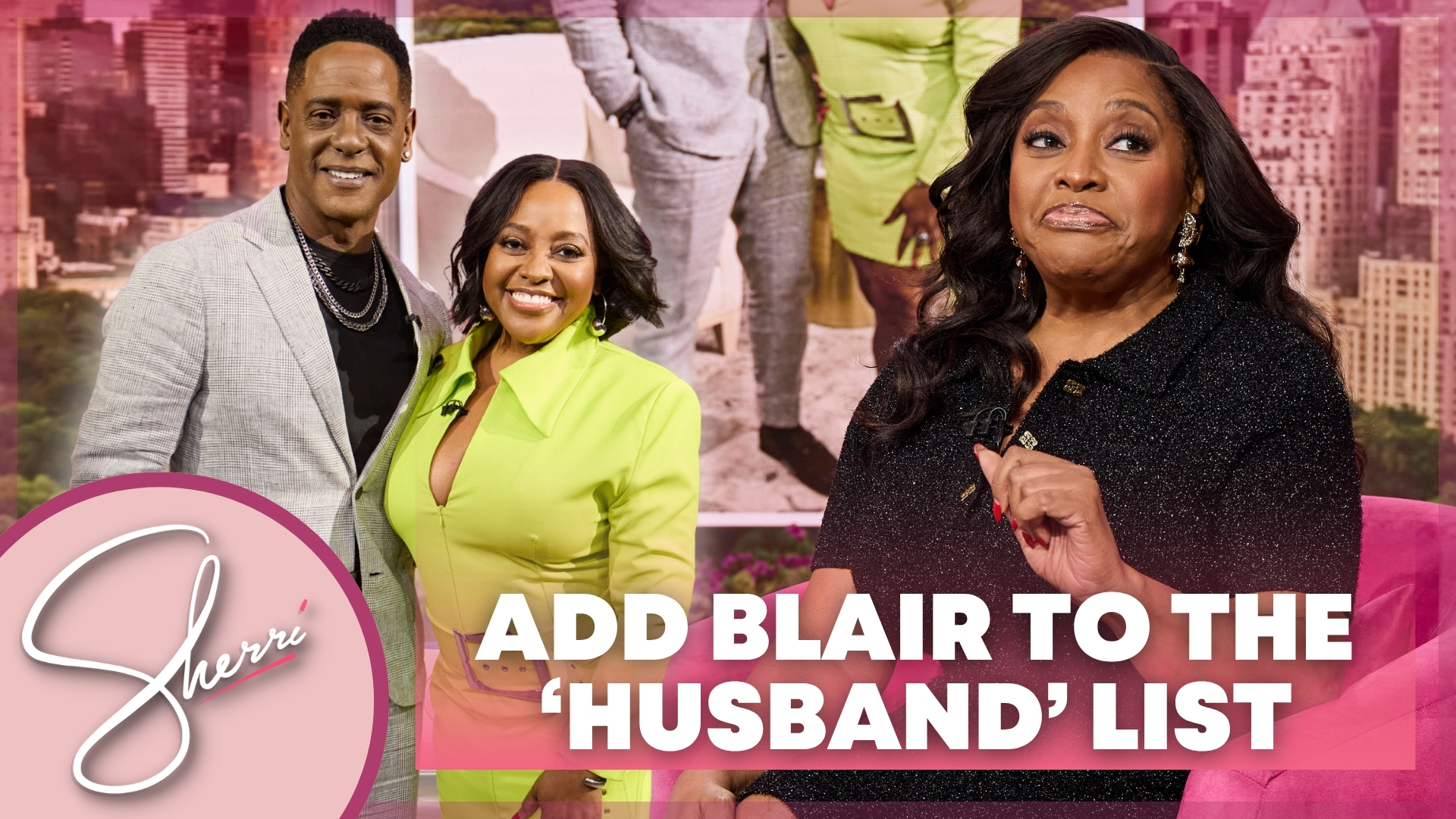 Sherri with Blair Underwood