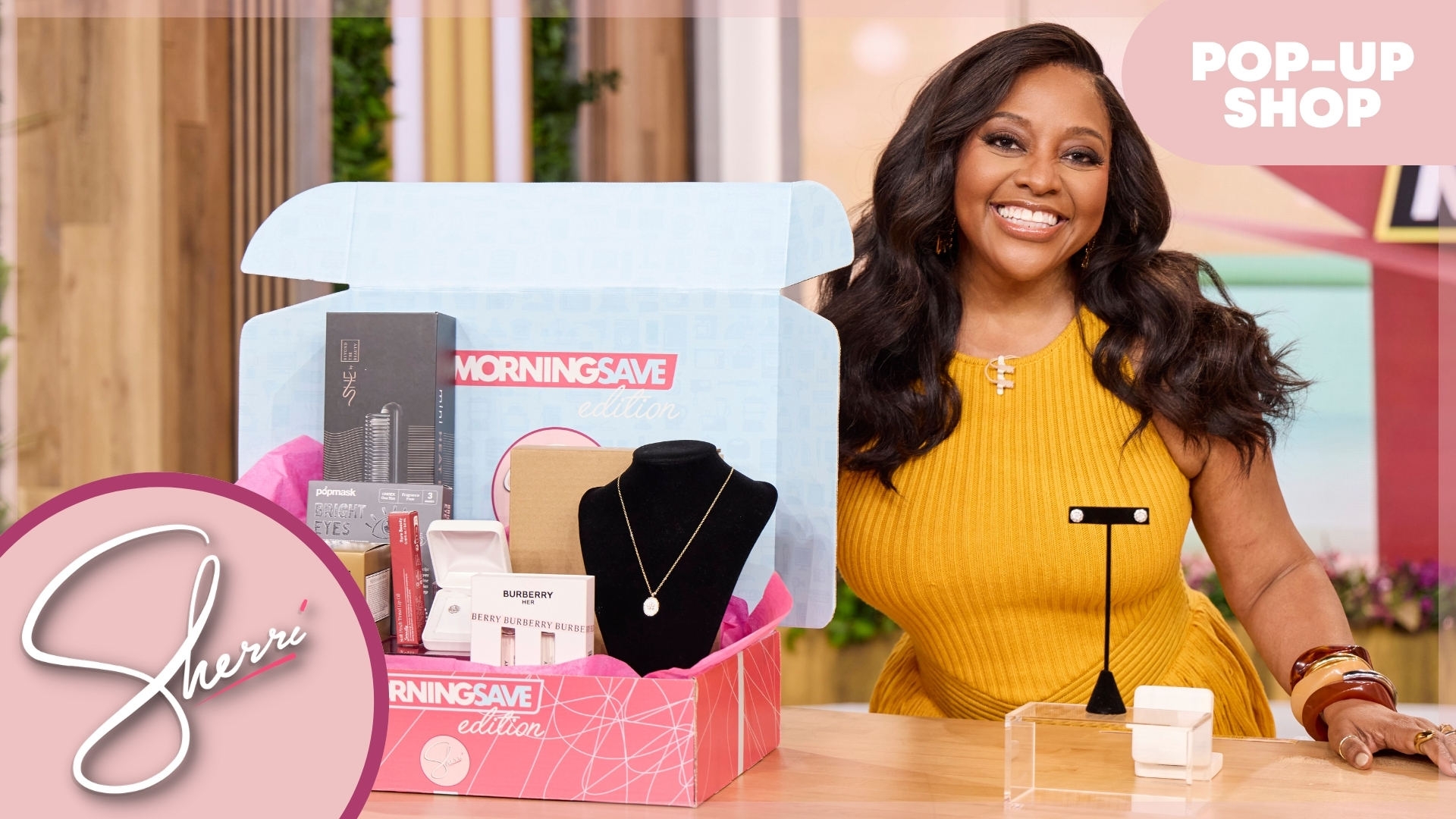 sherri & pop up box itens